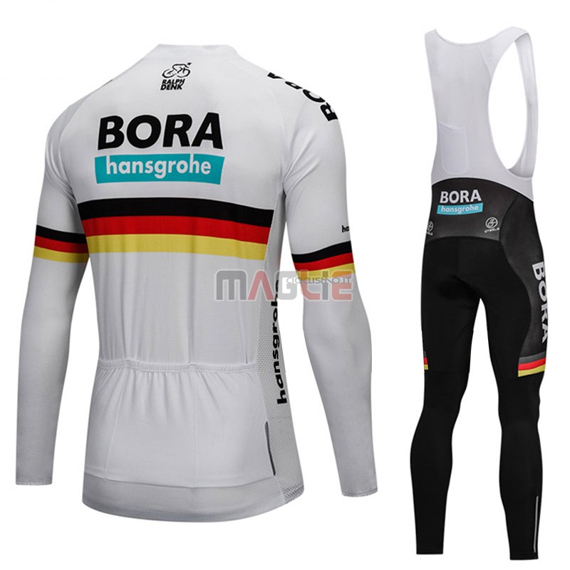 Maglia Bora Campioni Belgio Manica Lunga 2018 Bianco - Clicca l'immagine per chiudere